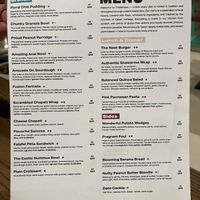 Menu  at Thalatheen  in Doha