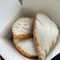 Mushroom bao  at Dumpling House in Cambridge