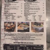 Menu at Ohana Cafe in Saugerties