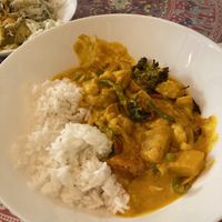 Vegetable curry  at Zloty Osiol in Katowice