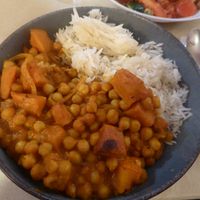 Chickpeas stew at Zloty Osiol in Katowice