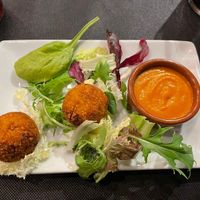 Croquetes “orientals”, amb curry i Heura  at Granja el Melindro in Cardedeu