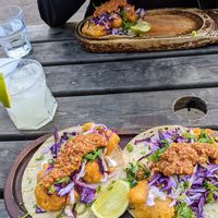 Battered Cauliflower Tacos🌮 at La Taquería in Belfast