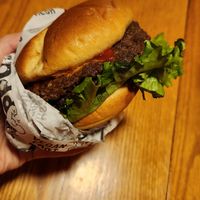 Proposterous Burger (with a different patty because they ran out) at Odd Burger in London