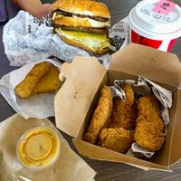 Famous burger  at Odd Burger in London