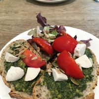 Vegan caprese  at De Moestuin in Utrecht