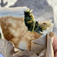 Spinach wrap  at Soul Food Bike in Lienz