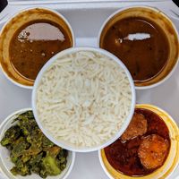 Vegan thali. at Swad in Austin