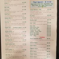 Menu page 2 at Swad in Austin