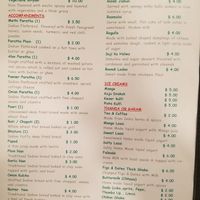 Menu page 4 at Swad in Austin