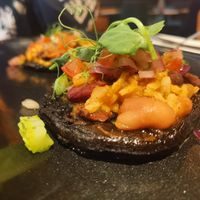 Stuffed mushroom (Vegan)  at Sangria in Galway