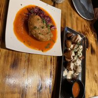 Patatas bravas and Dobladas  at Sangria in Galway