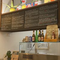 The meat and vegetarian options  at A GoGò Pizzabar in Mallorca