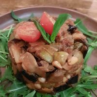 Caponata at A GoGò Pizzabar in Mallorca