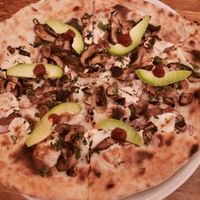 Mexican pizza at A GoGò Pizzabar in Mallorca