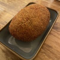 Roman vegan arancini  at A GoGò Pizzabar in Mallorca