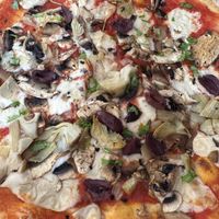 Unglaublich lecker und dick belegt   at A GoGò Pizzabar in Mallorca