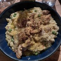 Mushroom risotto  at The Blackbird in Asheville