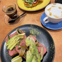 Veggie Bagel und Toast „Garden“  at The Club in Cordoba