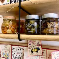 Pickles and olives  at Zia Rosetta in Rome