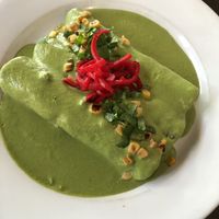 Cashew enchiladas! Very delicious the sauce was amazing    at Koko's in Pacific Beach