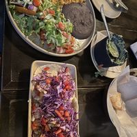 Veggie enchiladas & cauliflower tacoss  at Koko's in Pacific Beach