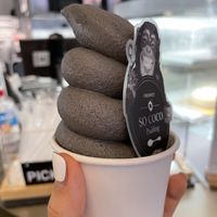 Black sesame soft serve   at So Coco in Hong Kong Island
