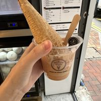 Thai tea single scoop  at So Coco in Hong Kong Island
