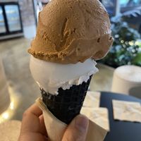 Thai tea and coconut  at So Coco in Hong Kong Island