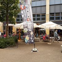 Outdoor seating at Miss Miu in Zug