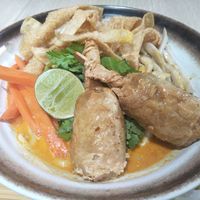 Northern Thai curry with chicken drumsticks at Root Vegan - 本原純素 in Hong Kong Island