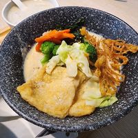 Ramen soup at Root Vegan - 本原純素 in Hong Kong Island