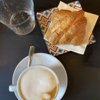 Vegan Croissant and Soy Cappuccino   at Pasticceria LieVita in Brescia