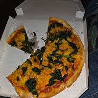 Spinatpizza at Baba Grill in Mannheim