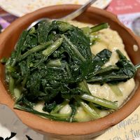 Chicorie and fava bean purée   at Cime Di Tapas in Monopoli