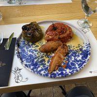 Stuffed peppers  at Old Ithaki in Athens