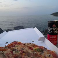   at La Torre de Pizza in San Sebastian