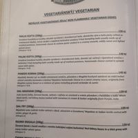 Menue 2 at Everest in Znojmo