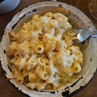 Vegan mac and cheese at Dough & Brew in Warwick