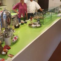 The buffet at Govinda in Locarno