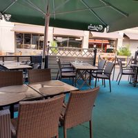 Outdoor seating at Little Ethiopia in Geneva