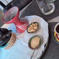 Coffee ceremony no milk at Little Ethiopia in Geneva