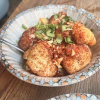 Cauliflower w/ garlic   at Tabbouli - City in Stockholm