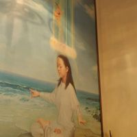 Painting at Veggie Heaven in Austin