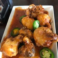 Fried Cauliflower in Sweet Thai sauce at Veggie Heaven in Austin