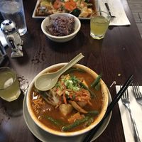Kimchi soup  at Veggie Heaven in Austin