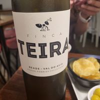 Good Spanish white recommended by them at Café Bar El Muelle in Santiago De Compostela