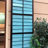 Flavor board has more vegan flavors  at Katchi Ice Cream - Hackescher Markt in Berlin