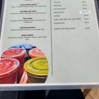 Smoothies at Olga's Naturally in Lancaster