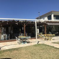 The restaurant   at Sparos Bistrot in Kefalonia